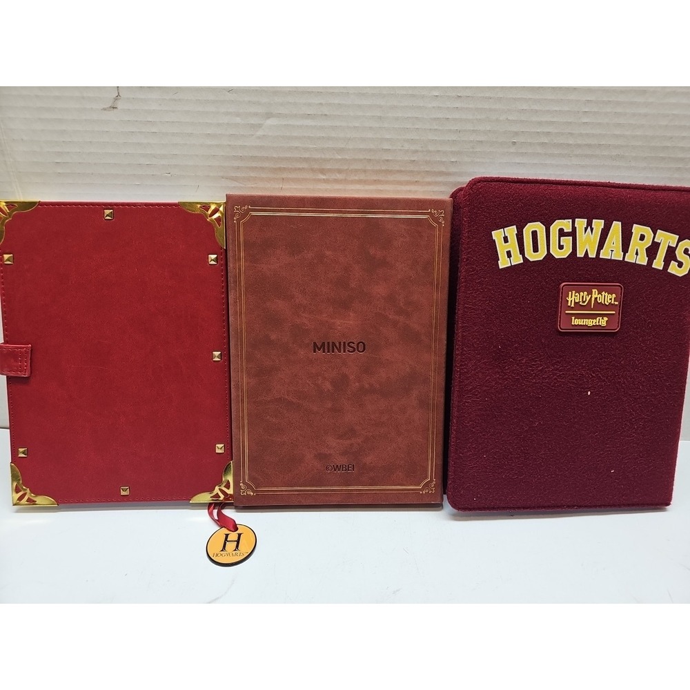 Lot Of 11‎ Harry Potter Hogwarts Journal Note Book Embossed Faux Suede - Picture 3 of 10